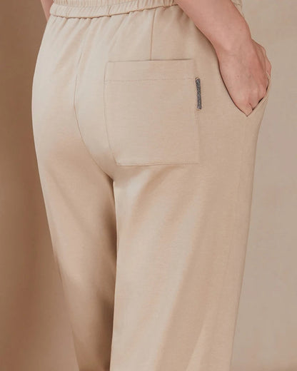 Damskie Spodnie z Elastycznym Pasem