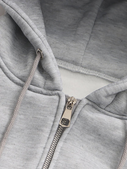 Damski Dres z Kapturem na Zamek – Bluza + Spodnie