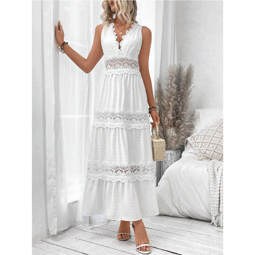 Robe Isaline – Élégance Pure en Voile de Coton